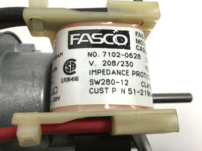 New – Open box Fasco 7102-0628 51-21964-01 Furnace Vent Inducer Blower Fan Motor 208/230V 60Hz