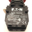 Used Eaton E22LLB2 Push/Twist To Release Operator, Red, 2NC, 40mm Dia, 22.5mm, E22B1