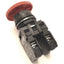Used Eaton E22LLB2 Push/Twist To Release Operator, Red, 2NC, 40mm Dia, 22.5mm, E22B1