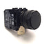 Used Eaton E22PB1 Pushbutton With NO Contact, Momentary, Flush, 10A 600v, E22B2