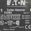 Used Eaton E22PB1 Pushbutton With NO Contact, Momentary, Flush, 10A 600v, E22B2