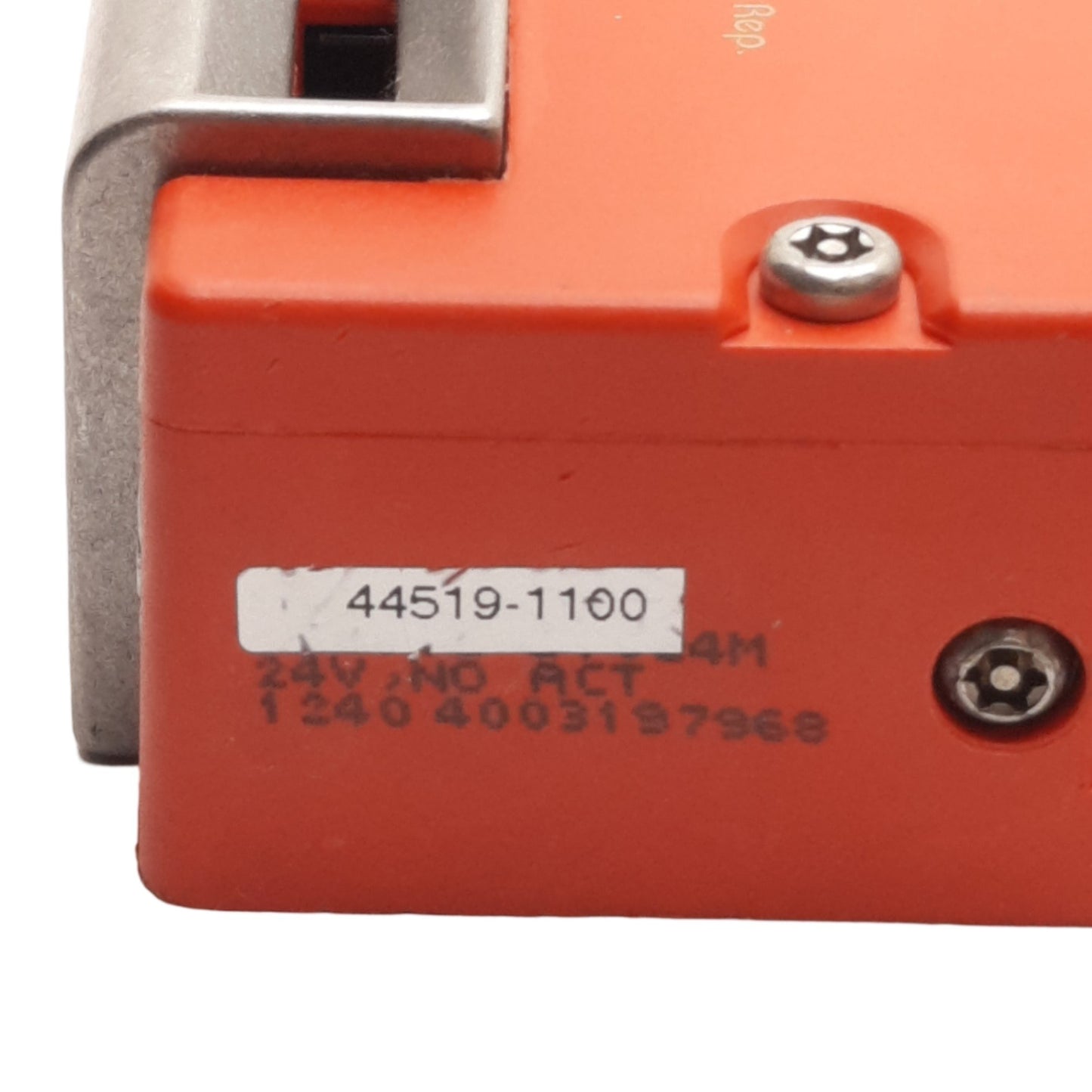 Used Omron STI 44519-1100 Guard Locking Switch 3NC + 2NO, 24VAC/DC Coil, *No Key*