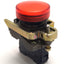 Used Schneider Electric ZB4BV043 Pilot Light, 48-120v AC Supply, Red, XB4, Steady,XB5