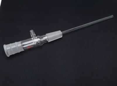 New ACE Glass 5190-10 Adapter Gas Inlet 24/40 Lab Adapter, Stem 175mm 3/8" ID Tube