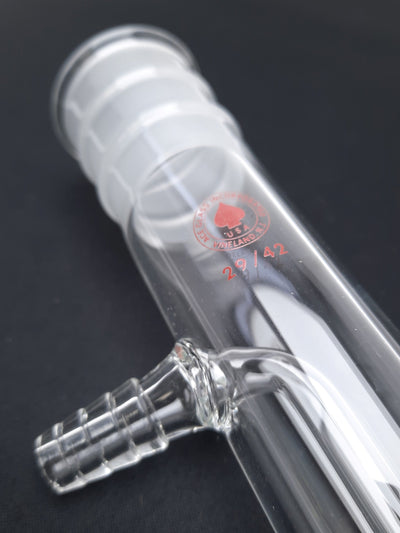 New ACE Glass 5190-15 Adapter Gas Inlet 29/42 stem 175mm Hose Connection Size D