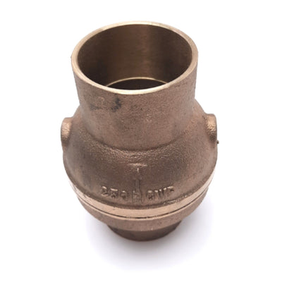 New NIBCO NJ7Q2XD 2 Inch Silicon Bronze Solder Check Valve Spring Actuated, 300PSI