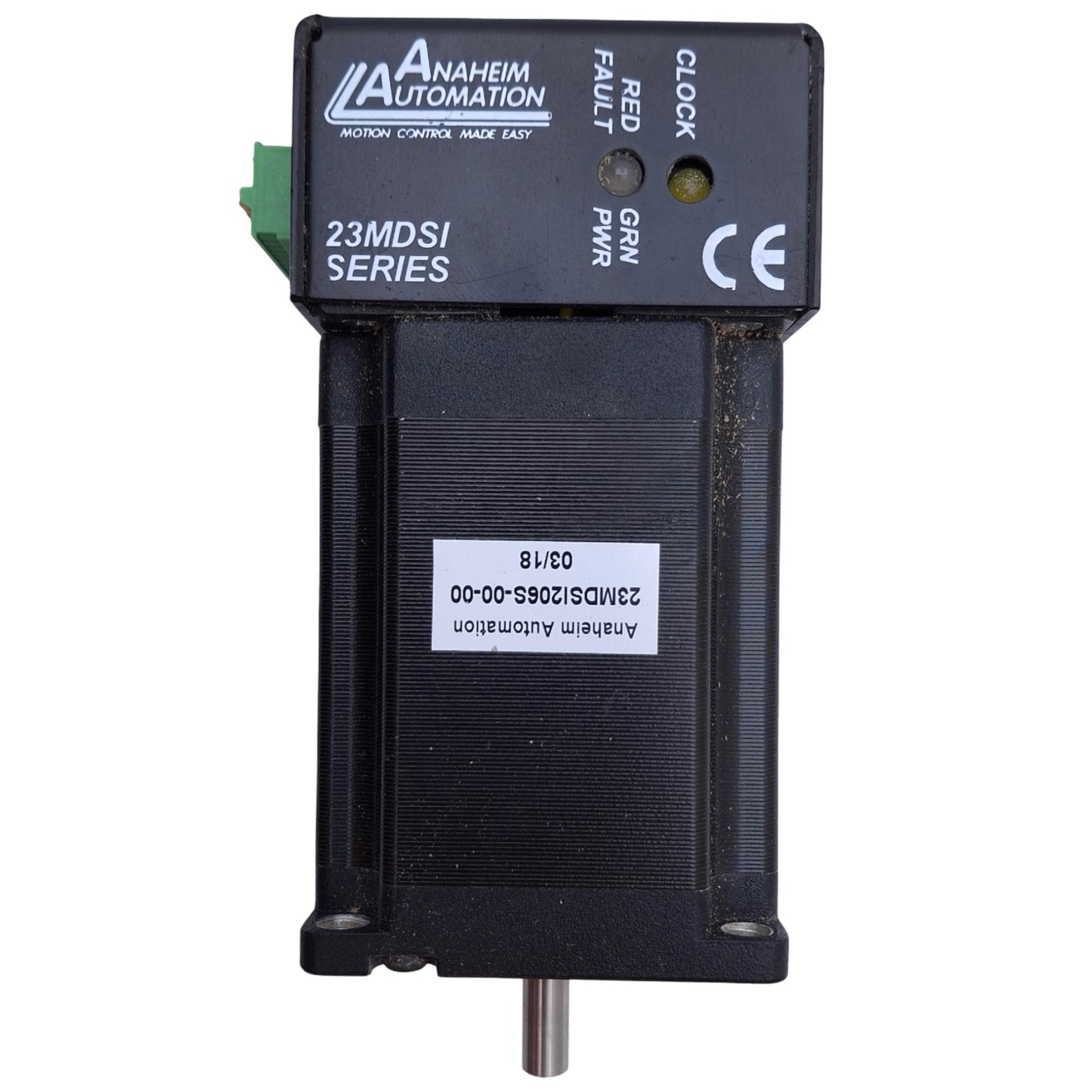 Used Anaheim Automation 23MDSI206S-00-00 Stepper Motor 12-24VDC 1600Steps/Rev NEMA 23