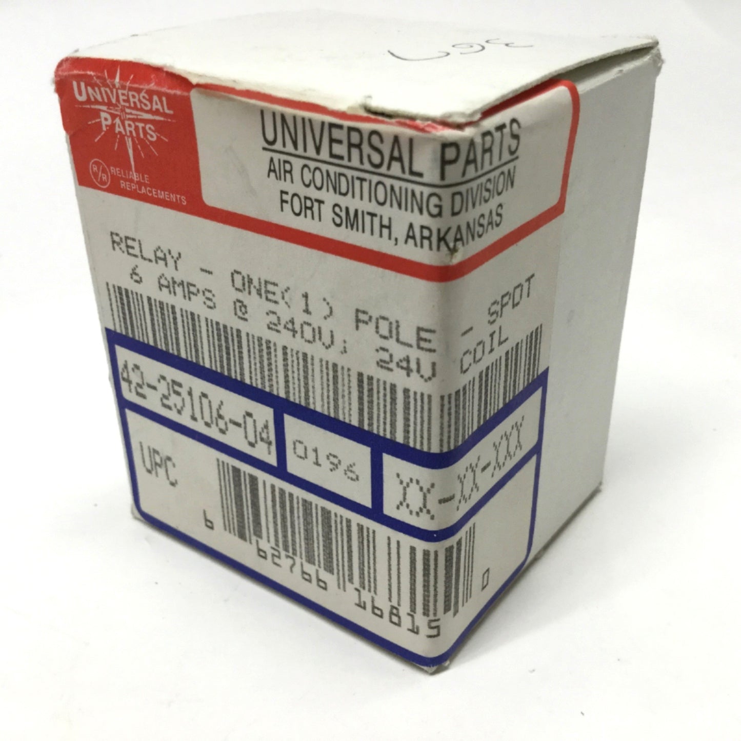 New Rheem Universal 42-25106-04 RPMC Heat Pump Relay SPDT 240VAC 6A, 24VAC Coil