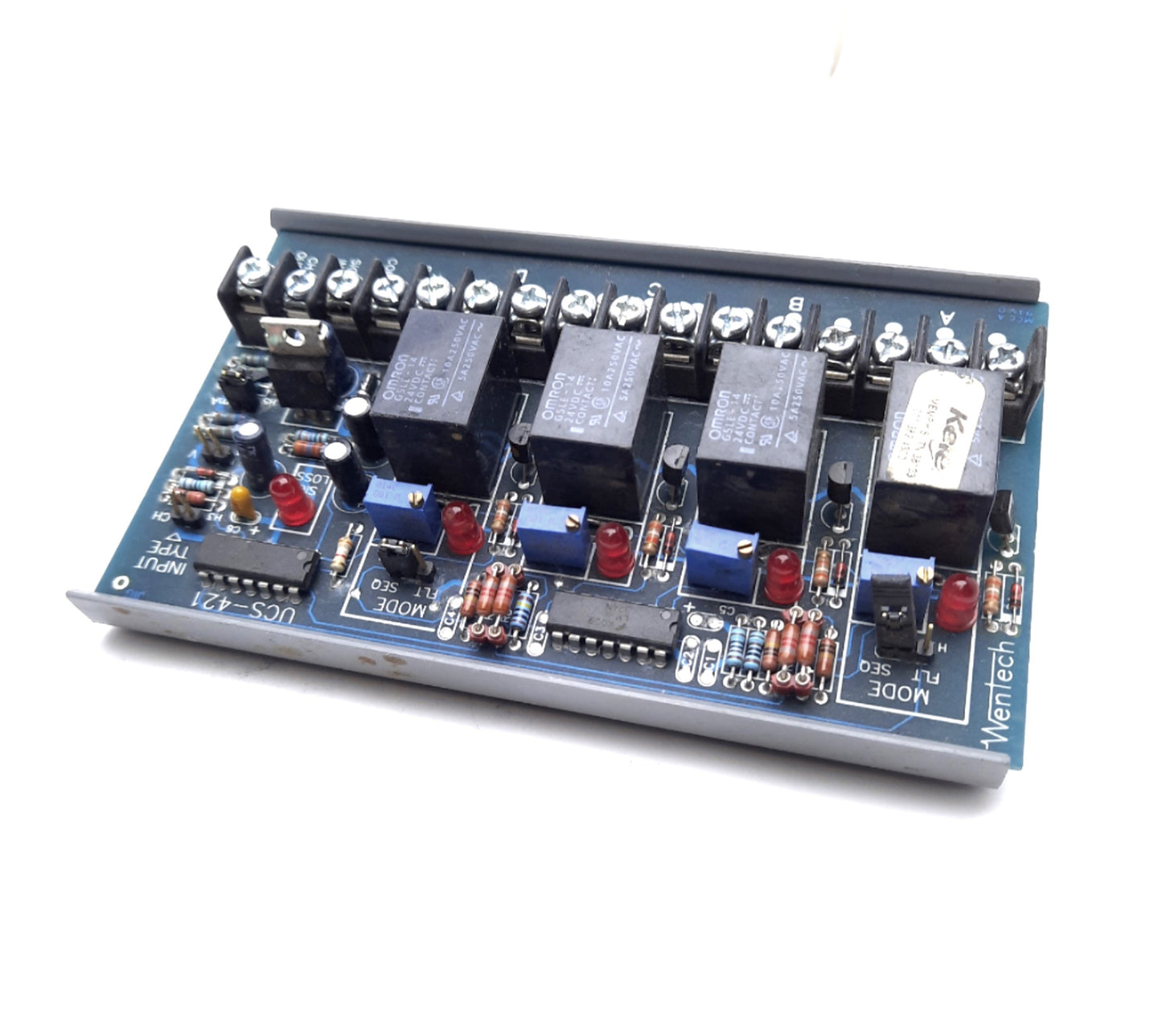 Used Wenlech UCS-421 Control Module Transducer 4 SPDT Relays 24VAC/VDC