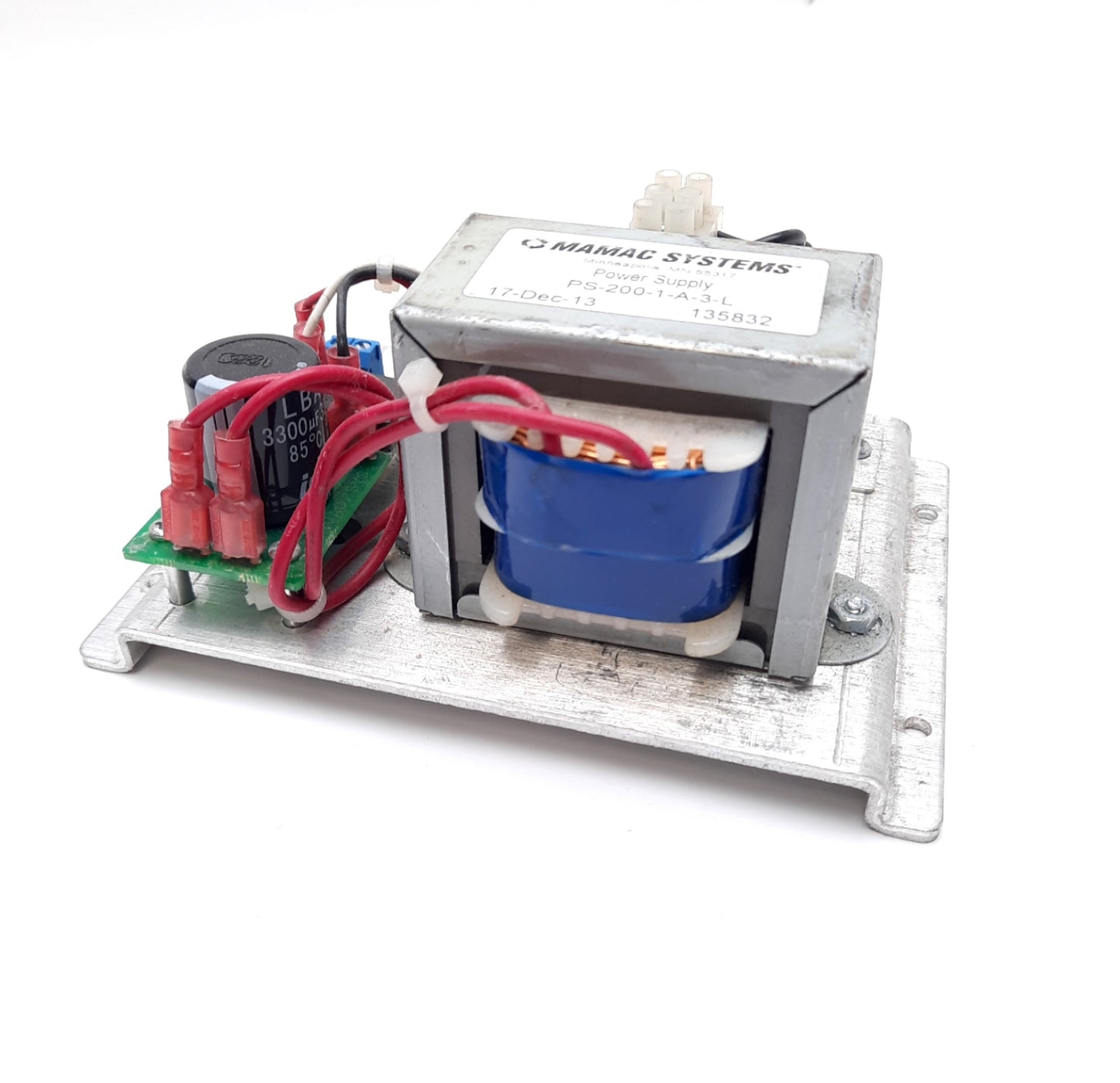 Used Mamac Systems PS-200-1-A-3-L Power Supply Single Phase 24VAC 1.5A