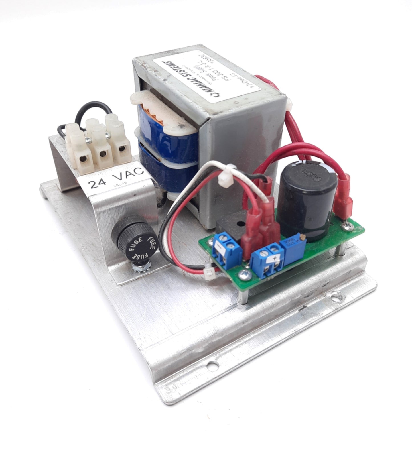 Used Mamac Systems PS-200-1-A-3-L Power Supply Single Phase 24VAC 1.5A