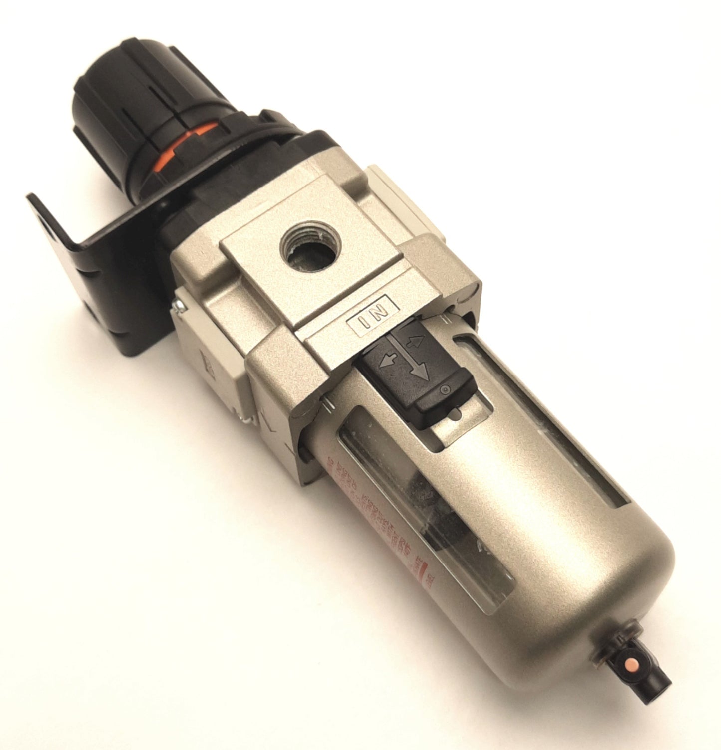 Used SMC AW30-N02BE-Z Filter/Regulator w/ 150PSI Gauge, 7-125 PSI Set Pressure