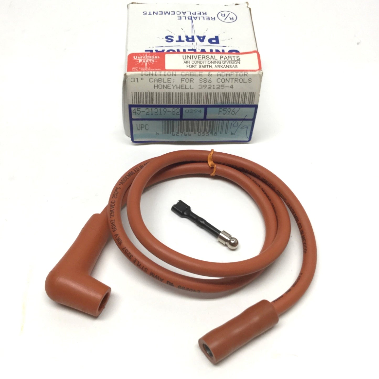New Rheem Universal 45-21219-82 S86 Spark Plug Ignition Cable & Adapter, 31"