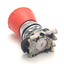 Used Allen Bradley 800FM-MT44 Twist-To Release Pushbutton Mushroom E-Stop, 40mm