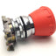 Used Allen Bradley 800FM-MT44 Twist-To Release Pushbutton Mushroom E-Stop, 40mm