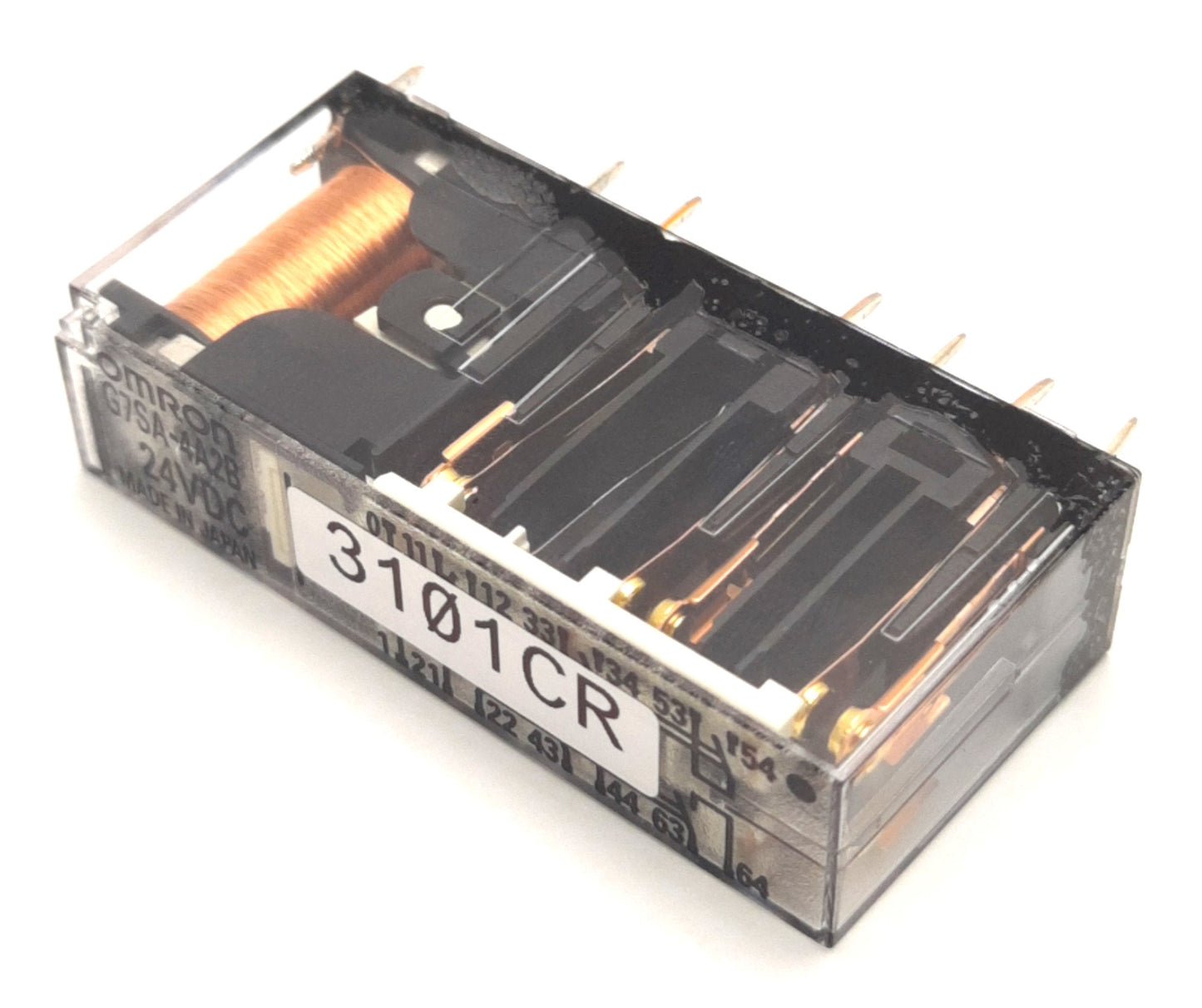 Used Omron G7SA-4A2B Safety Relay 6-P, 4-PST-NO/DPST-NC, Control Voltage: 24VDC 6A