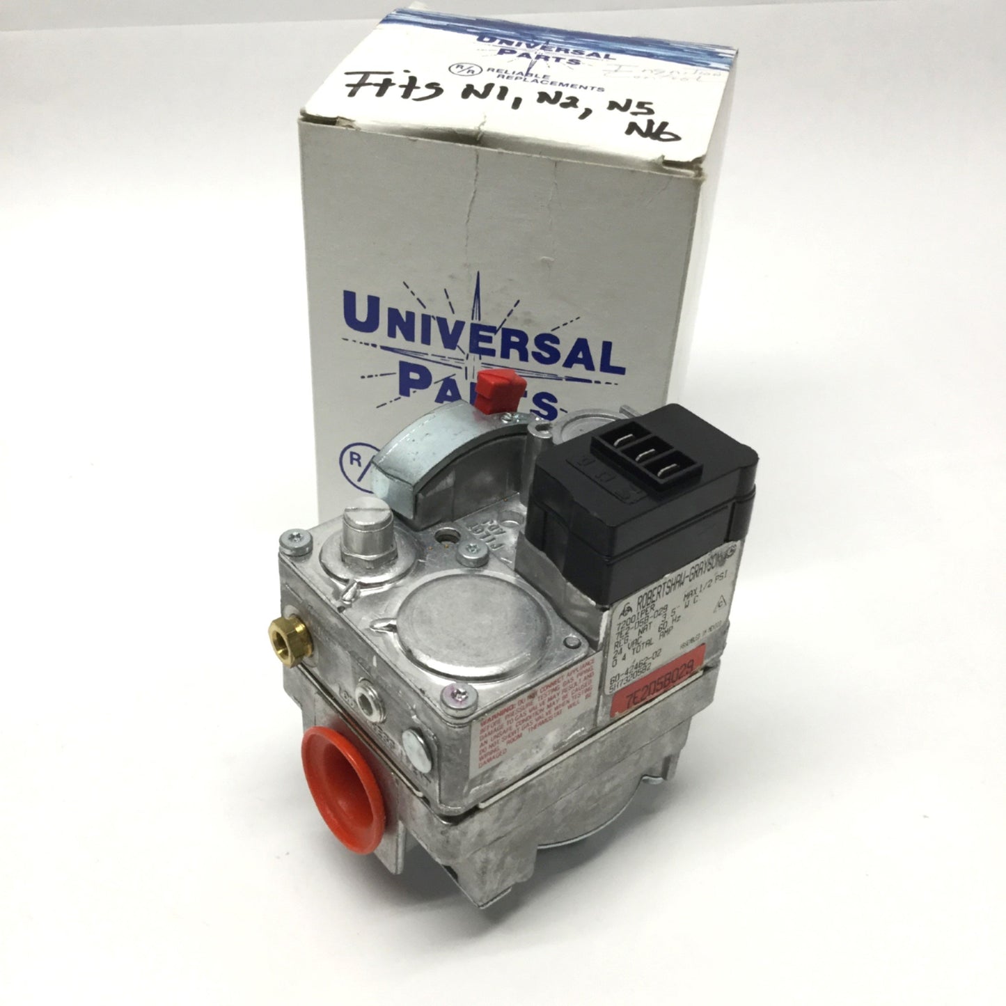 New – Open box Robertshaw Rheem 7E2-DB5-029 60-42462-02 Ignition Gas Valve 24VAC, 150,000BTU/hr