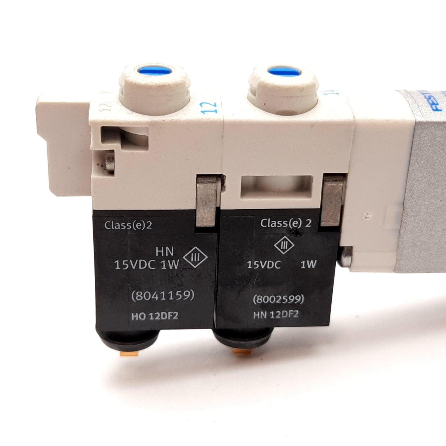 Used Festo VMPA1-M1H-KS-PI 556838 Solenoid Valve, 2x 2-Position 3-Port N/C, 15VDC