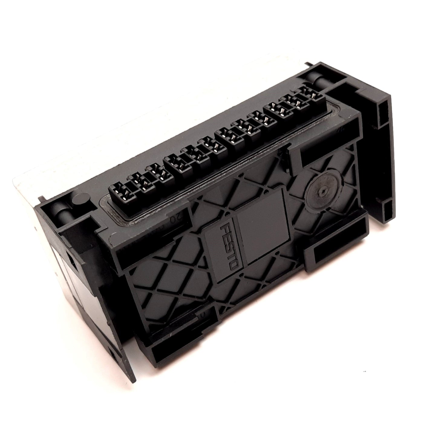 Used Festo CPX-M-AB-8-M12X2-5POL Electronic Connection Block, 8-Port, 5-Pin M12