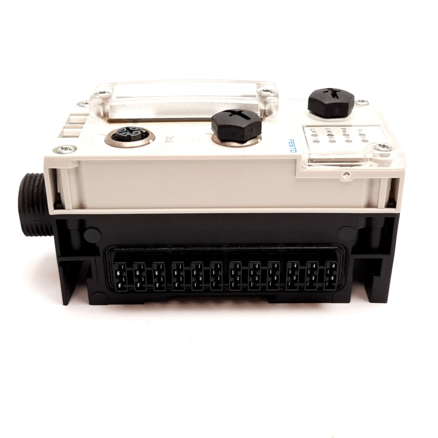 Used Festo CPX-FB38 Ethernet CPX Bus Node for EtherCat, W/ CPX-GE-EV-S-7/8-5POL Base