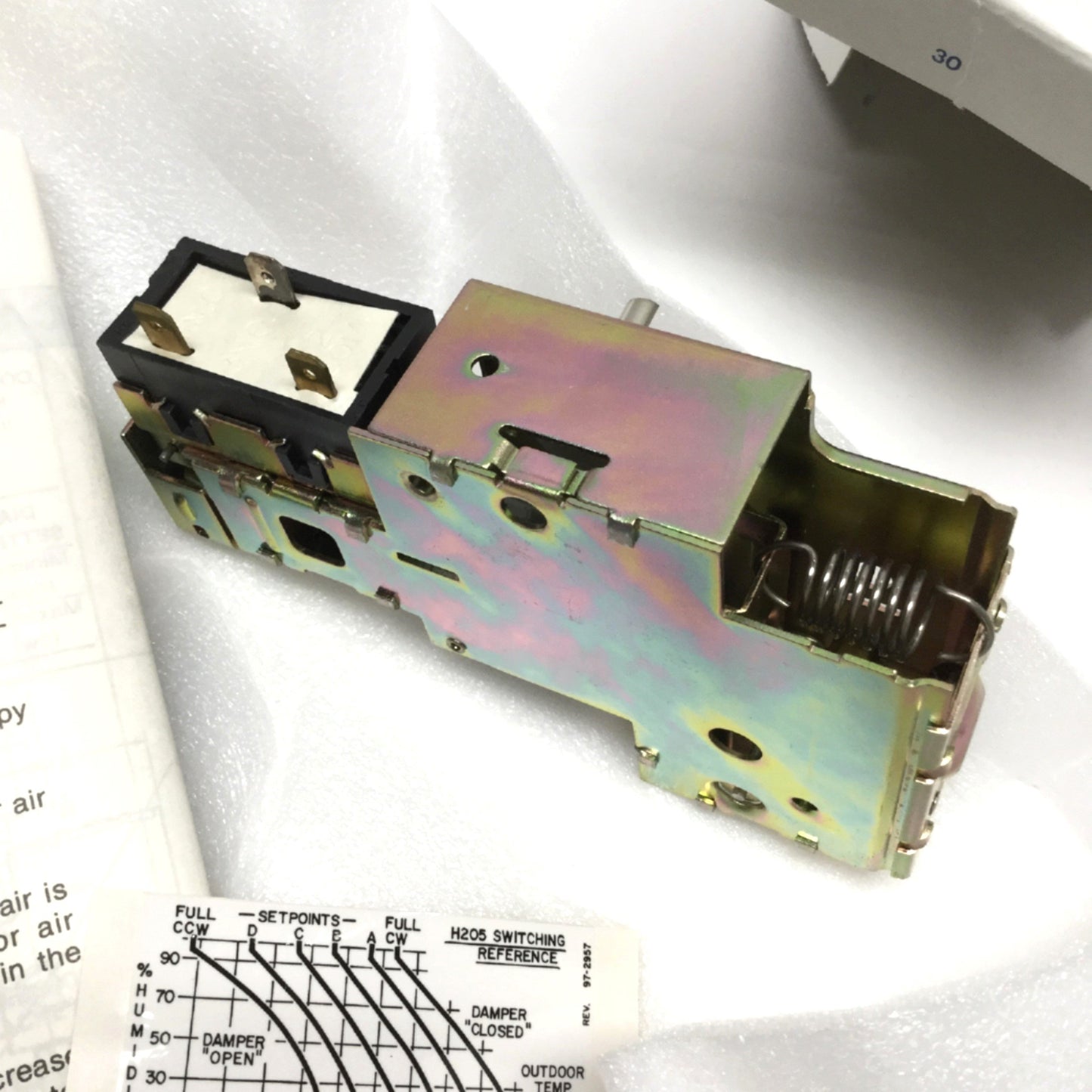 New Honeywell H205A1004 Damper Enthalpy Controller SPDT 24VAC 53-78°F 10-80%RH