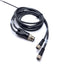 Used Wago 0756-5513/0040-0010 Sensor/Actuator Cable M12 4-Pin Male to 2x M8 3-Pin, 1m