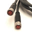 Used Beckhoff ZK2000-6522-0010 Y Splitter Cable M12 4-Pin to M8 3-Pin (x2), M/F(x2)