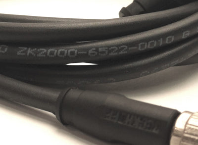 Used Beckhoff ZK2000-6522-0010 Y Splitter Cable M12 4-Pin to M8 3-Pin (x2), M/F(x2)