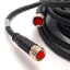Used Beckhoff ZK2000-6522-0020 Y Splitter Cable M12 4-Pin to M8 3-Pin (x2), M/F(x2)