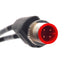 Used Beckhoff ZK2000-6522-0020 Y Splitter Cable M12 4-Pin to M8 3-Pin (x2), M/F(x2)
