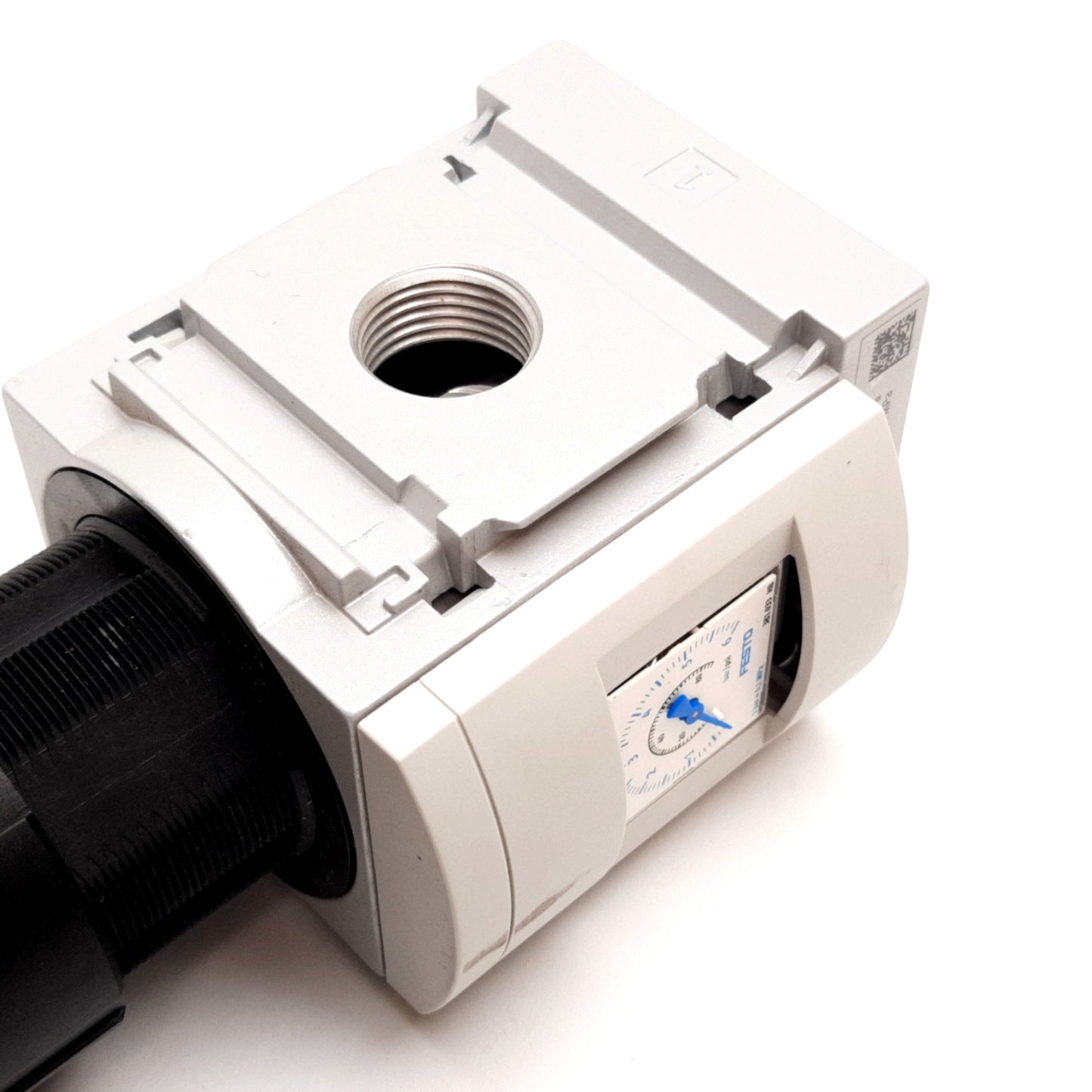 Used Festo MS6-LR-1/2-D5-AS-Z Pressure Regulator, Input: 300psi Max, Output: 60psi