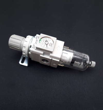 New SMC AW20-02BE-B Filter Regulator Module 145PSI Port Size 1/4"