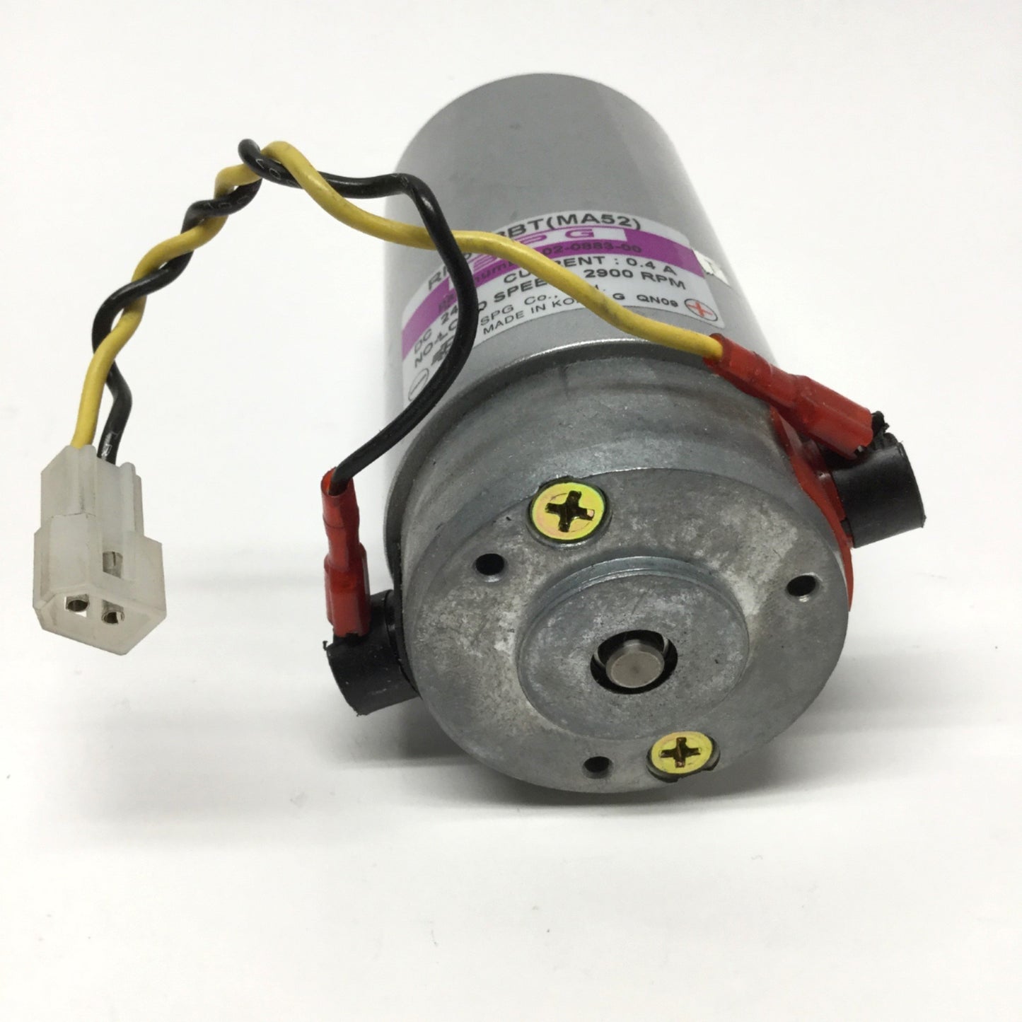 Used SPG RM55BBT 02-0883-00 Feed and Transport Motor for Accufast 24VDC 0.4A, 2900RPM