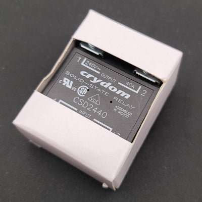New Crydom CSD2440 Solid State Relay Control: 3.5-15VDC, Output: 240VAC 40A