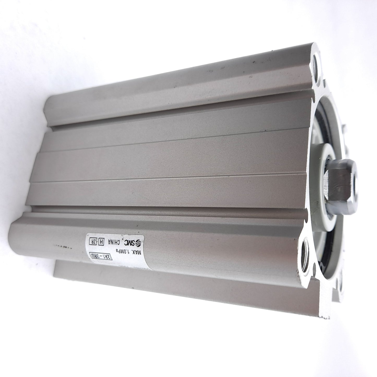 Used SMC CQ2A63-75DZ Compact Cylinder 63mm Bore, 1.0MPa, 75mm Stroke, Double Acting