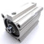 Used SMC CQ2A63-75DZ Compact Cylinder 63mm Bore, 1.0MPa, 75mm Stroke, Double Acting