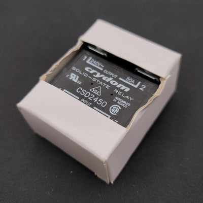 New Crydom CSD2450 Solid State Relay Control: 3.5-15VDC, Output: 240VAC, 50A