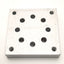 Used 80/20 2408 Aluminum Extrusion Leveling Caster Base Plate, 15 Series, 3.5" x 3.5"