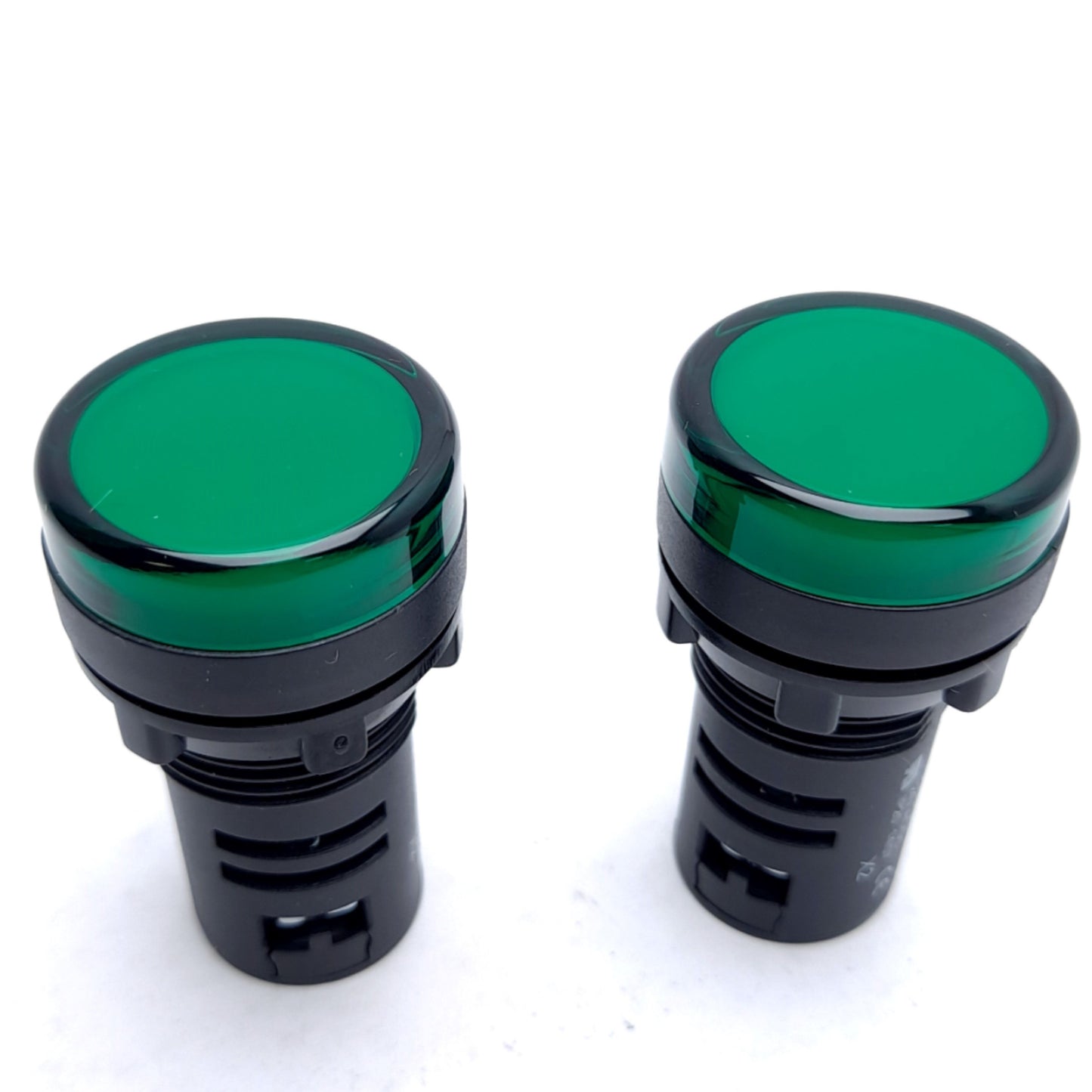 New Lot of 2 Automation Direct ECX2052-24L LED Indication Light Green 30mm 24VAC/VDC