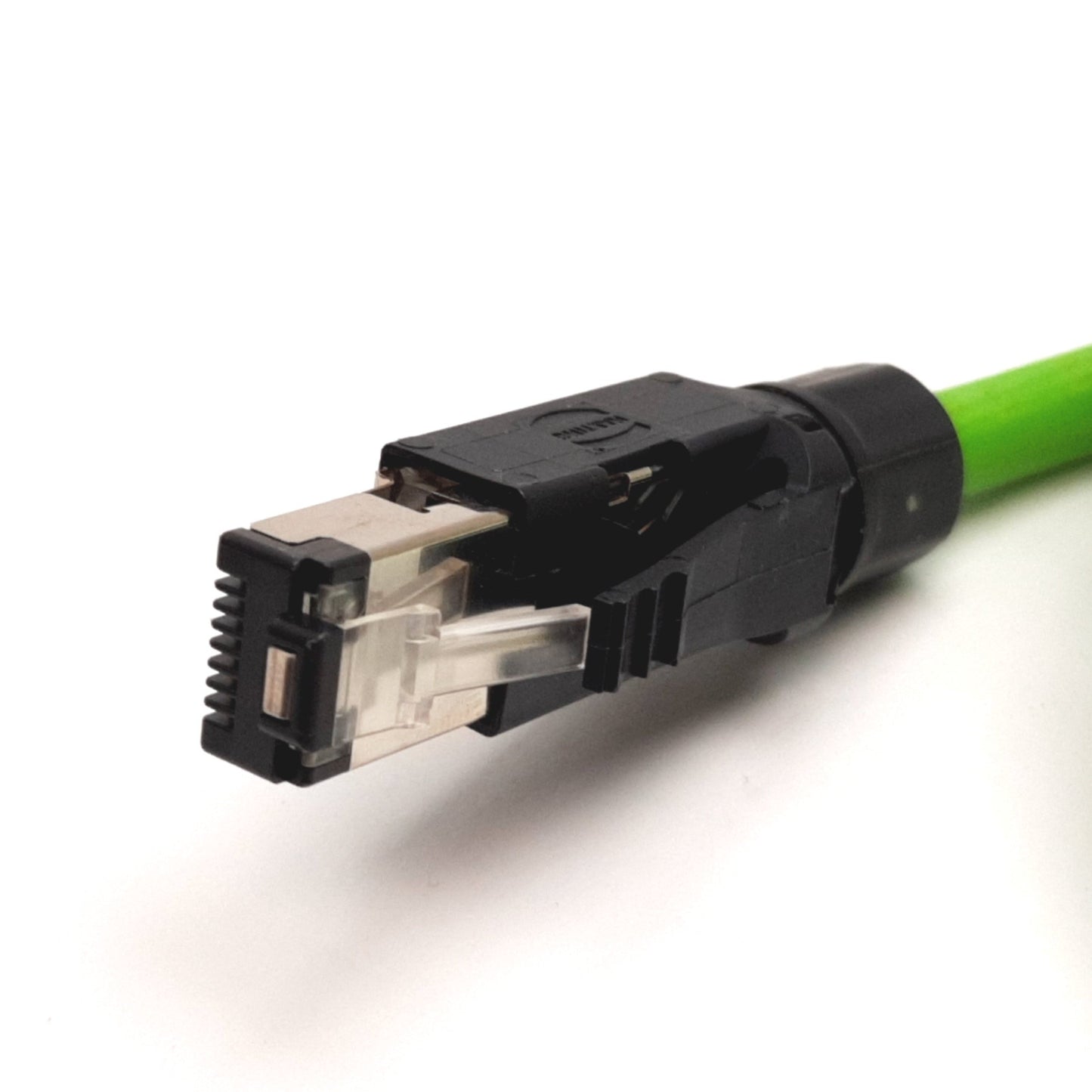 Used Balluff BCC0FYW BCC M415-E834-AG-RP001-006 Cable, RJ45 to 4-Pin M12 Female, 0.6m
