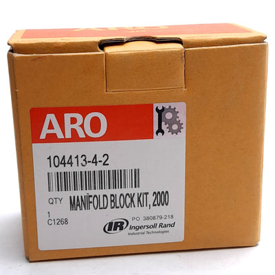 New ARO 104413-4-2 Manifold Block Kit 2000 Series 1/4" NPT by 1/2" NPT