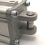 Used SMC CDQ2D100TN-75DMZ Compact Cylinder 100mm Bore, 75mm Stroke, Clevis, 3/8" NPT