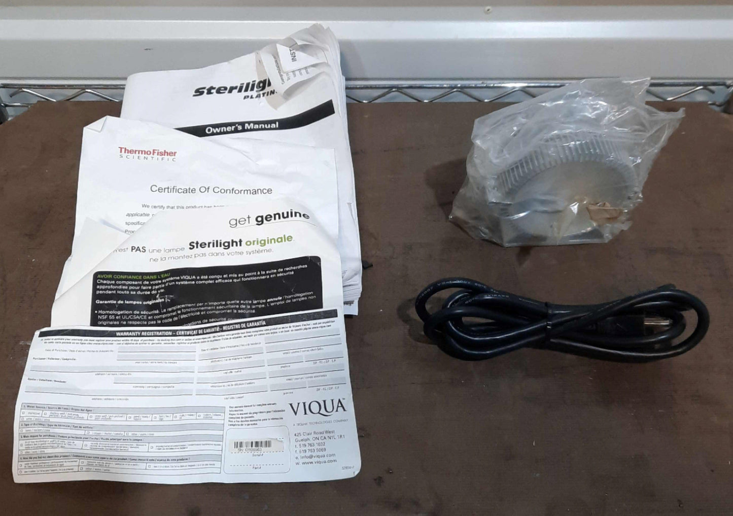 New – Open box Viqua SPV-410 Sterilight Platinum UV Water Sterilizer, 5.9GPM, 1"NPT, 120/240VAC