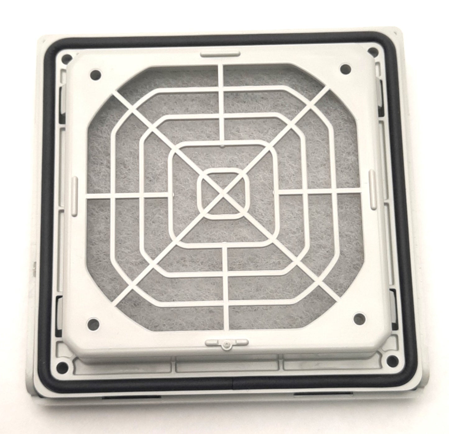 New – Open box Hoffman HG0400404 nVent Exhaust Grille Kit, 4" x 4", NEMA 12, W/ Filter