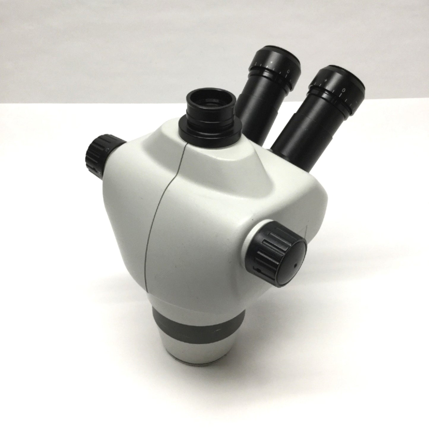 Used Inspection Binocular Stereo Microscope Head 0.8-5x Zoom Ø76mm WF10X/22 Eyepieces