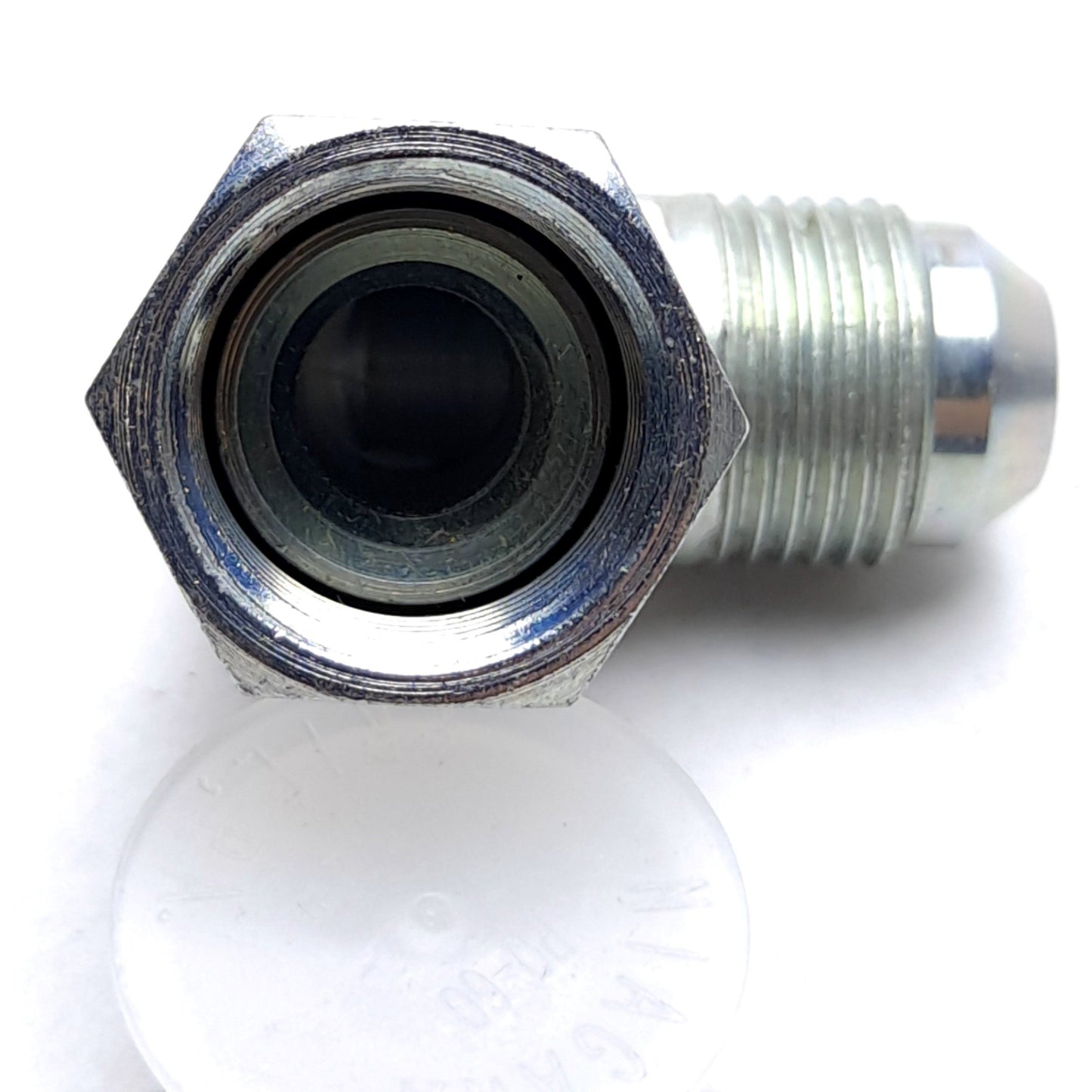 New – Open box Parker 8 C6X-S Triple-Lok 90° Elbow Fitting, Connections: 37° Flare JIC