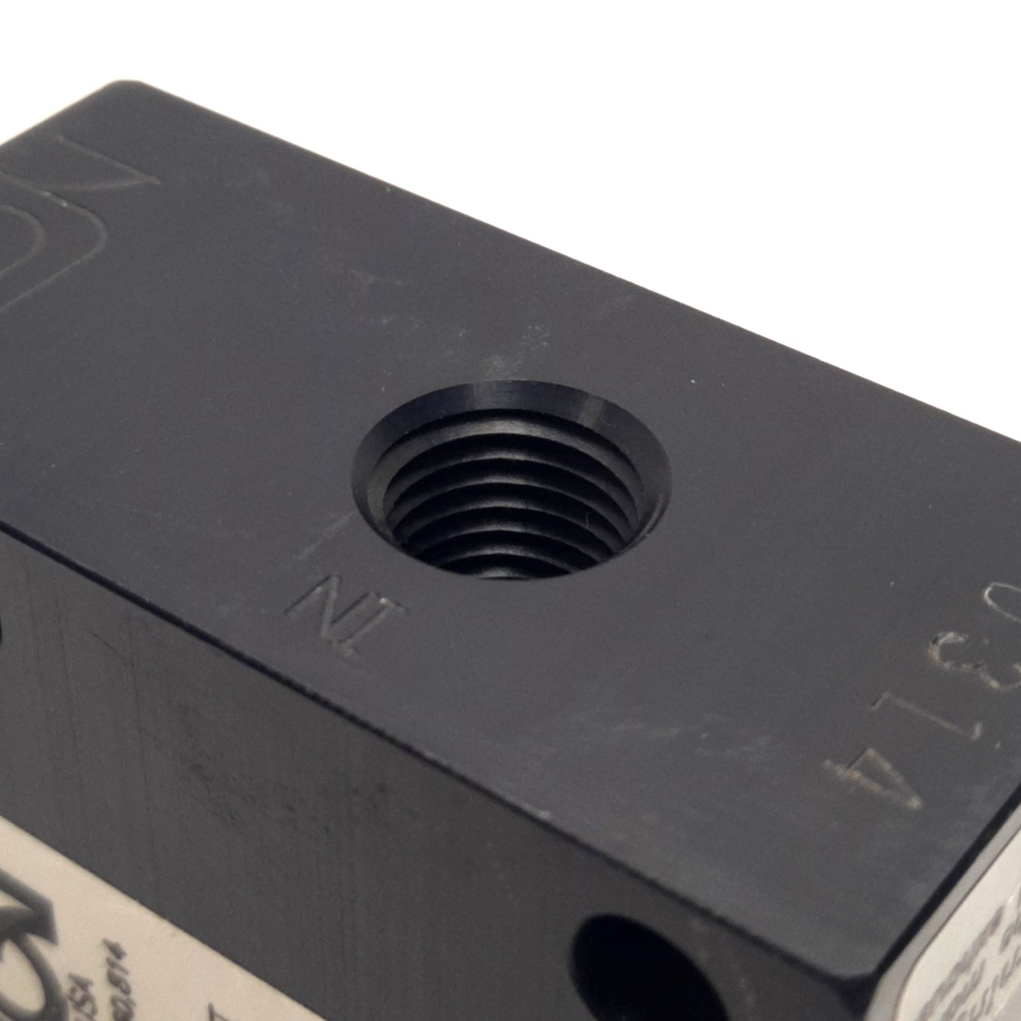 Used NGT B4MFM Balanced Pilot Operated Check Valve, Flush Manual Release, 1/4" NPT
