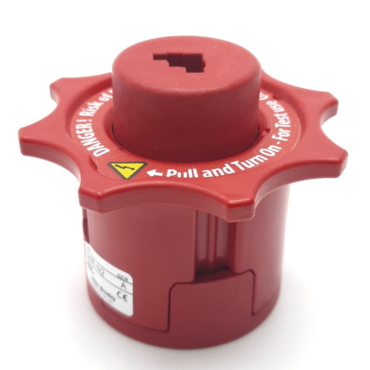 Used Allen Bradley 194R-N2 Operating Handle/Disconnect, w/o Rod, Pull & Turn For ON