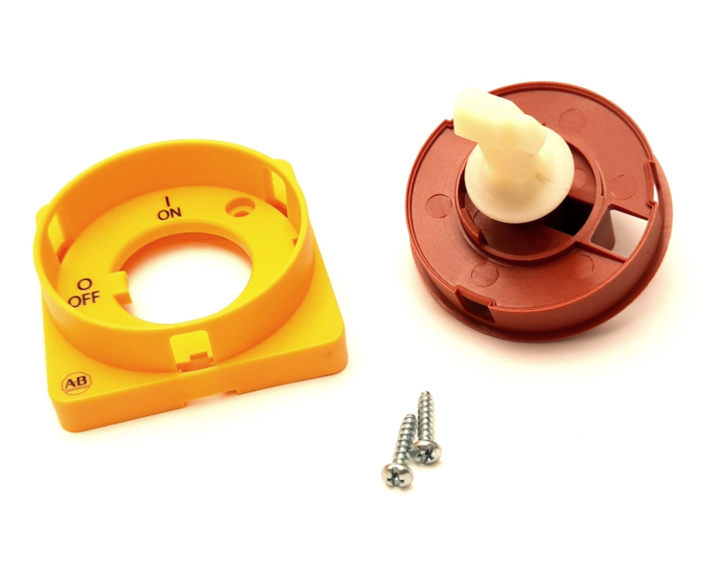 New – Open box Allen Bradley 194E-HE4N-175 Actuator Disconnect Handle, 54mm, R & Y, 0-1/On-Off