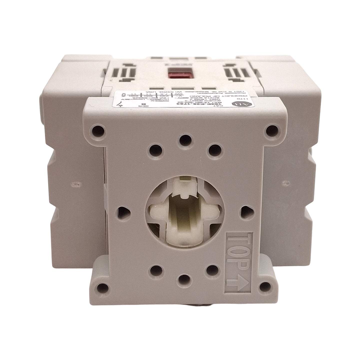 Used Allen Bradley 194E-E25-1753 Disconnect Switch Base 600VAC 25A 3-Pole, Non-Fused